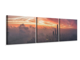 panoramic-3-piece-canvas-print-bay-of-colour