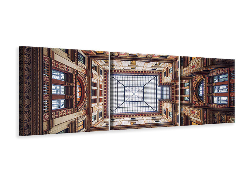 panoramic-3-piece-canvas-print-galleria-sciarra-rome