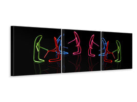 panoramic-3-piece-canvas-print-lets-dance