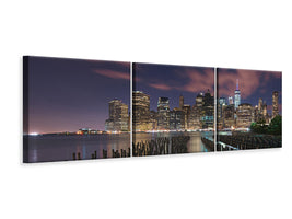 panoramic-3-piece-canvas-print-new-york-city-at-night