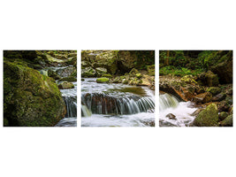 panoramic-3-piece-canvas-print-relaxation-at-the-waterfall-ii