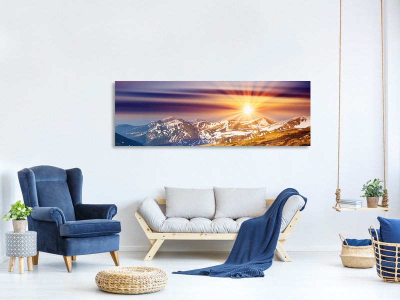 panoramic-canvas-print-majestic-sunset-at-the-mountain