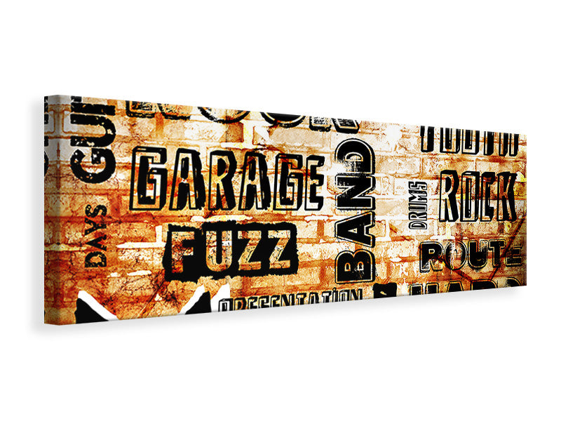 panoramic-canvas-print-rock-in-grunge-style