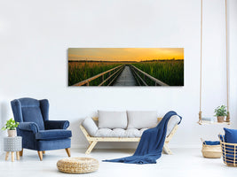 panoramic-canvas-print-sunset-in-the-fields